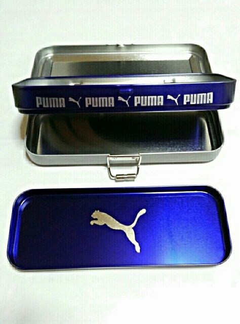 Silver プーマ Puma 缶の３段ペンケース 筆箱 新品 中古のオークション モバオク