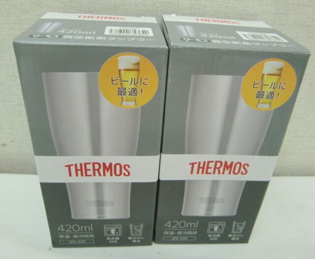 新品 Thermosサーモス 真空断熱タンブラー 4ml ステンレス Jde 4 2個 新品 中古のオークション モバオク